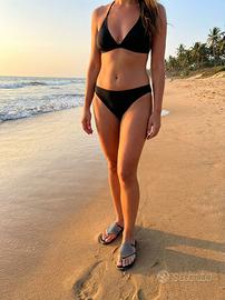 Infradito gioiello basse nere misura 36