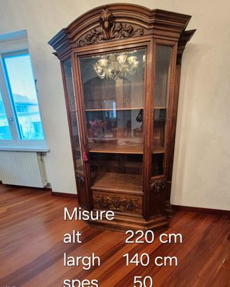Vetrinetta in noce 