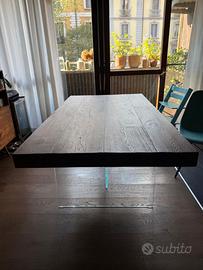 TAVOLO AIR 160X90 FISSO PIANO WILDWOOD SCURO