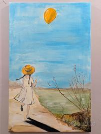 Fly: #202 e #203 2 - Quadro 70x44 dipinto acrilico