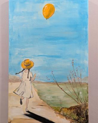 Fly: #202 e #203 2 - Quadro 70x44 dipinto acrilico