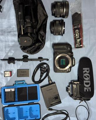 Fotocamera canon eos r10 + kit videomaker