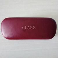 Custodia rigida occhiali CLARK - Bordeaux- Vintage