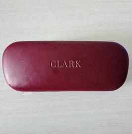 Custodia rigida occhiali CLARK - Bordeaux- Vintage