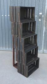 Scaffale industrial artigianale 