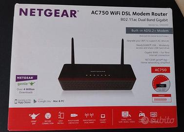 Modem Router Netgear AC750 WiFi DSL