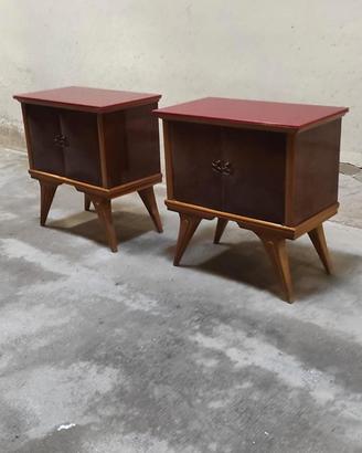 coppia comodini anni 50 
