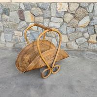 portariviste vimini vintage anni 60 