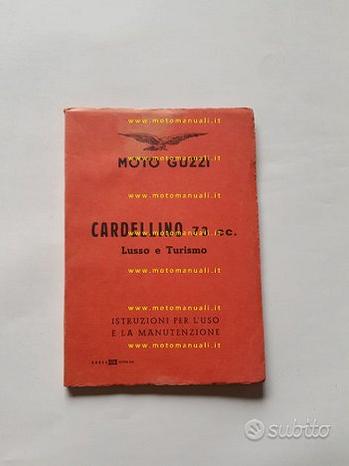 Moto Guzzi Cardellino 73 Lusso-T. 1957 manuale uso