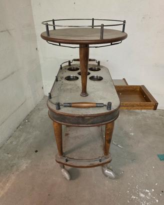 Carrello bar anni 60