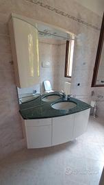 mobile bagno sospeso nuovo 115x56 con specchio e l