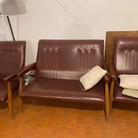 DIVANO E POLTRONA VINTAGE ANNI 70