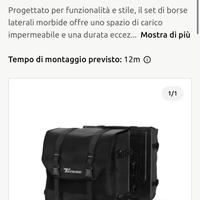 Yamaha Teneré 700 set borse morbide + portapacchi