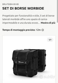 Yamaha Teneré 700 set borse morbide + portapacchi