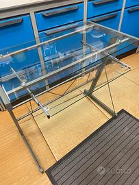 Scrivania in cristallo