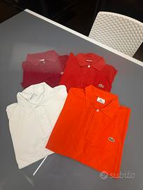 Lotto di 4 Polo Lacoste uomo