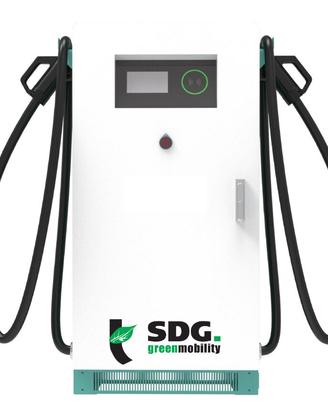 Colonna ricarica DC Fast Charge 80 kW 2 spine CCS 