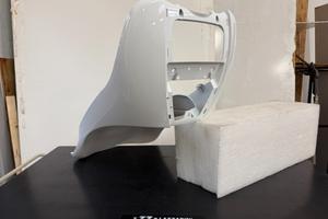 Scudo Anteriore Aprilia Scarabeo BIANCO - Orig. 67