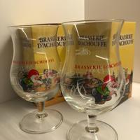 Coppia Calici Birra Chouffe Nuovi Originali