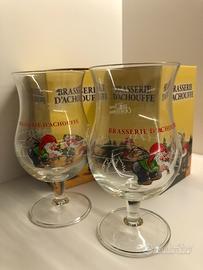 Coppia Calici Birra Chouffe Nuovi Originali