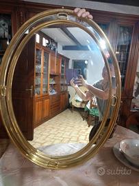 Specchio ottone 