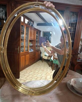 Specchio ottone 