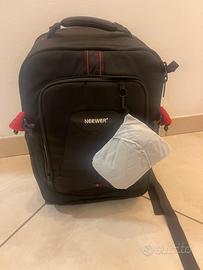 Neewer Zaino trolley 2-in-1 per Fotocamera,