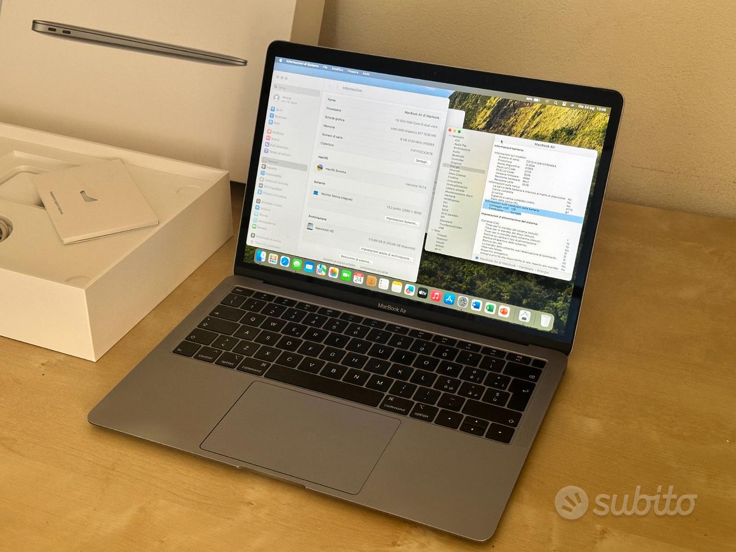 Macbook Air 13" CONSEGA DOMIC. 256GB/8GB + OFFICE
