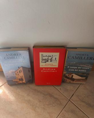 Set di tre libri di Camilleri di cui due nuovi 