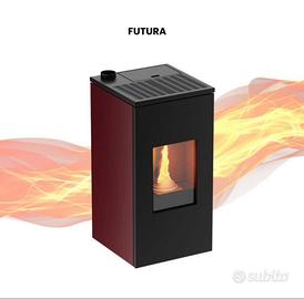 Stufa a pellet 9,6 kw