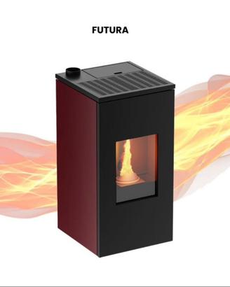 Stufa a pellet 9,6 kw