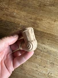 Vecchia pipa in terra cotta