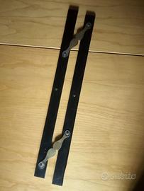 parallele nautiche in ebano e ottone