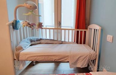 Lettino Pali Ciak + Materasso nuovo in bamboo