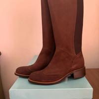 Stivali Donnalei, ingrassato testa di moro, 38