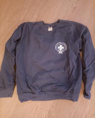 Felpa blu Scout AGESCI Fo taglia M