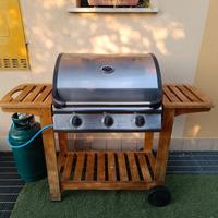 Barbecue a gas 3 bruciatori + Bombola gas 