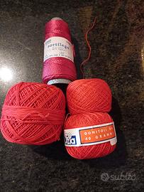 gomitoli filo di scozia e viscosa