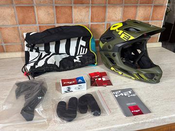 Casco MET Parachute HES Taglia M - MTB / Enduro