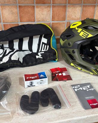 Casco MET Parachute HES Taglia M - MTB / Enduro