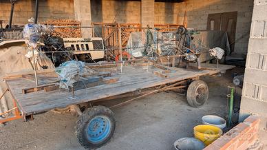 carro agricolo per potare viti a filare