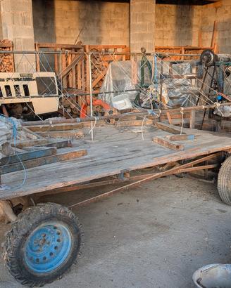 carro agricolo per potare viti a filare