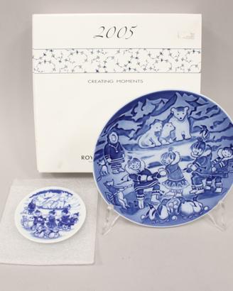 Royal Copenhagen Piatto di Natale Bambini 2005