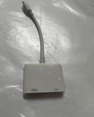 Connettore da iphone a hdmi per tv e pc