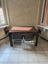Set Calligaris: Tavolo Allungabile + 4 Sedie