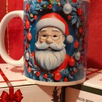 Set due tazze babbo natale confezione Nuove