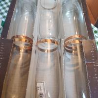 Set da 6 bicchieri vintage in cristallo Bohemia