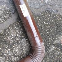 Canna fumaria tubo smaltato marrone per stufa.