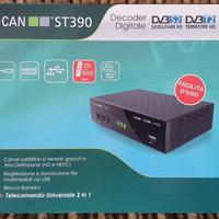 Decoder digitale terrestre DVBT2+satellitare DVBS2