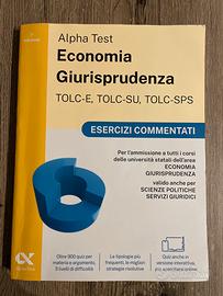 Manuale Alpha Test Economia Giurisprudenza